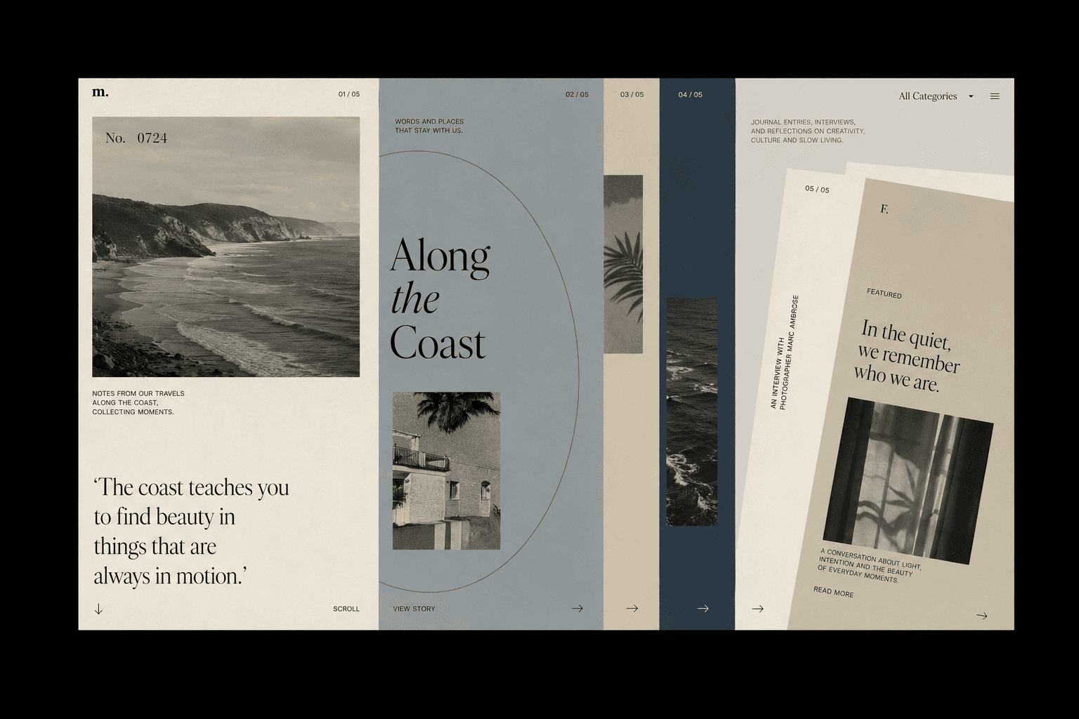 网站设计与开发 — Along the Coast