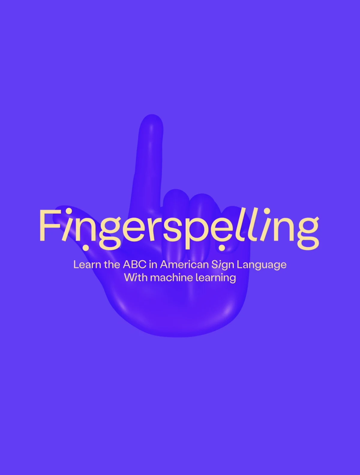 Fingerspelling · 用机器学习练习手语