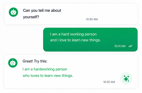 Speech feedback